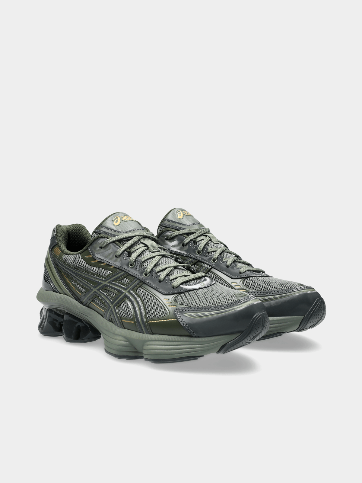 ASICS Men's Gel-Kinetic Fluent Green / Charcoal